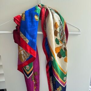 Large colorful scarf